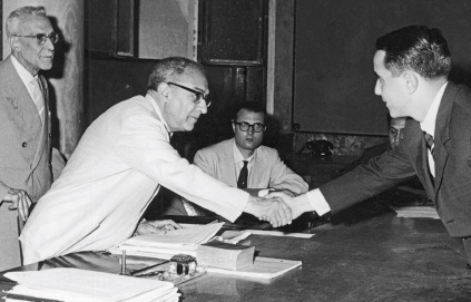 Giovanni Falcone alla laurea